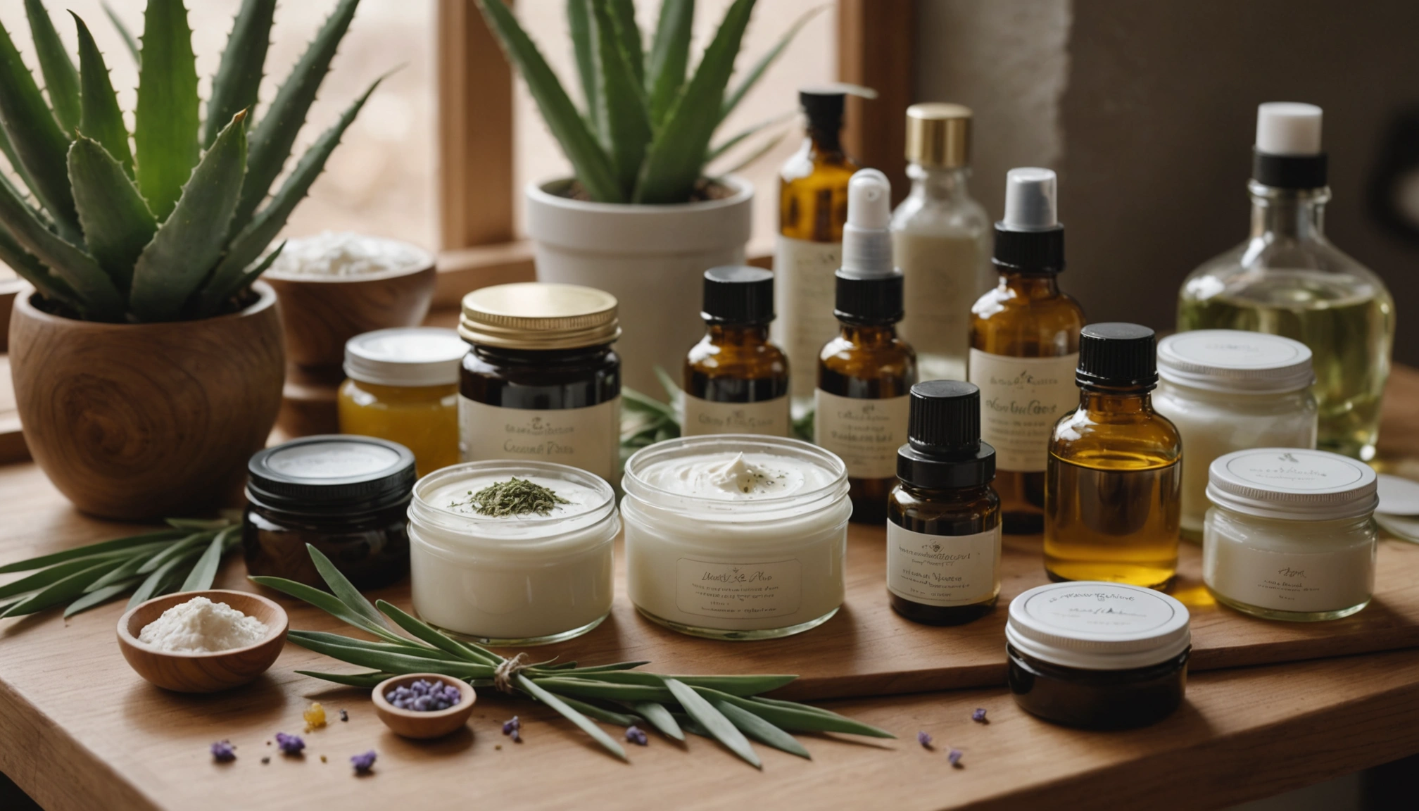 Produits naturels pour la peau